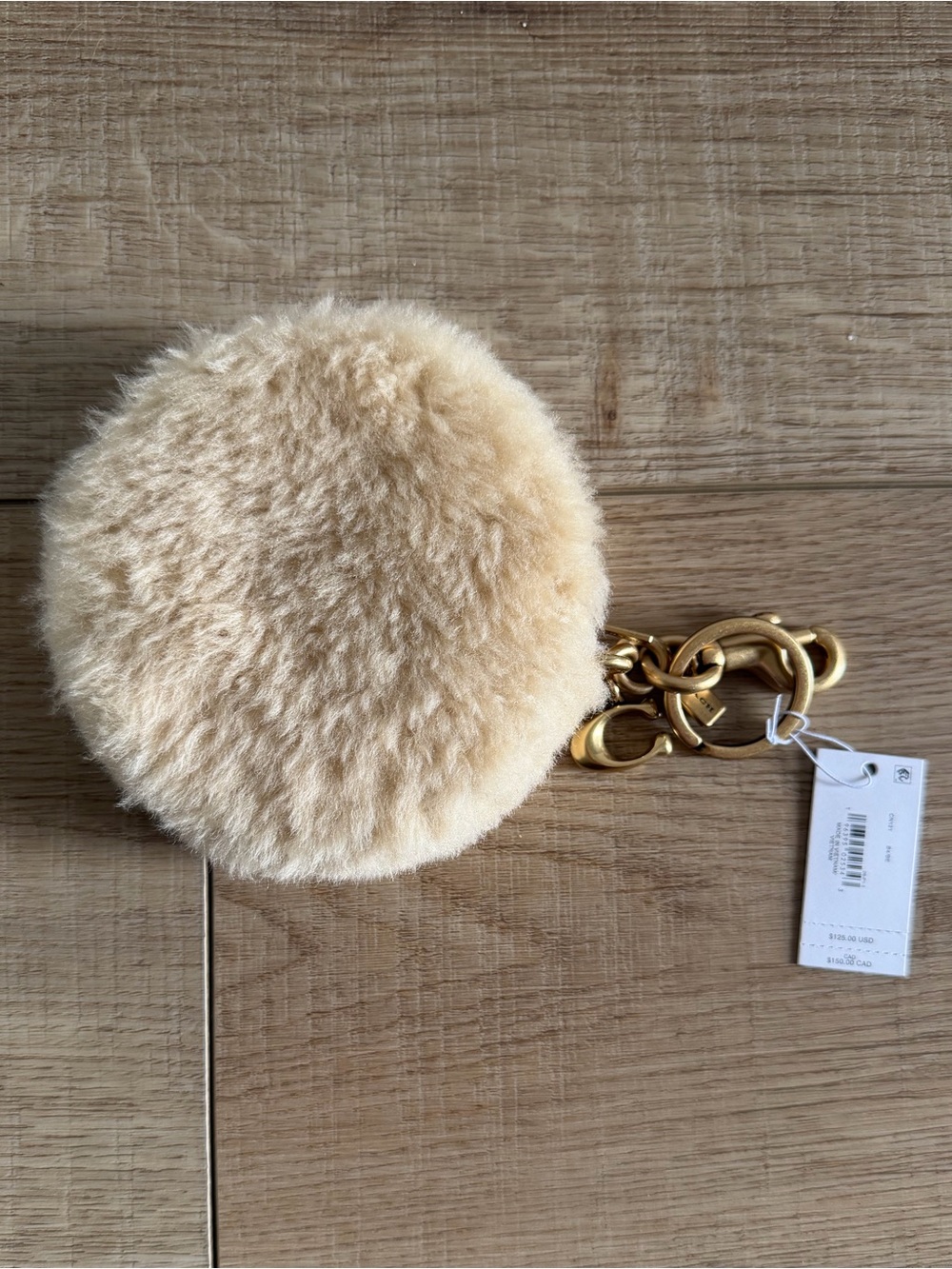 Authentic Coach Shearling Coin Purse - Picture 2 of 3